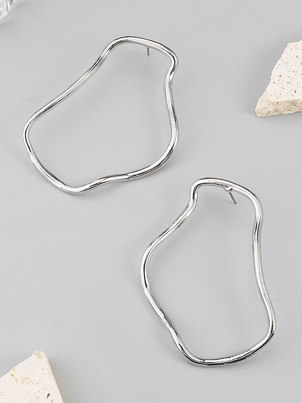 Normcore Geometric Drop Earrings