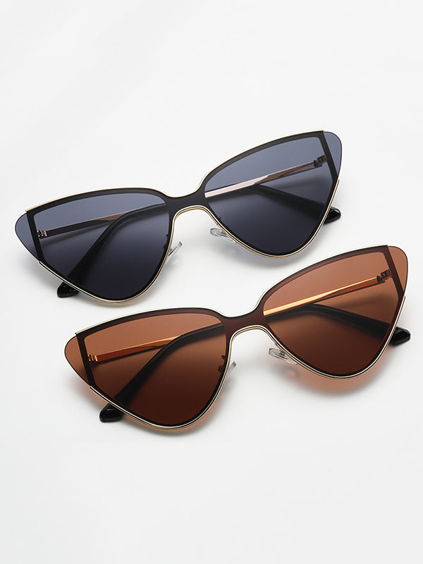 Geometric Sun Protection Sunglasses Accessories