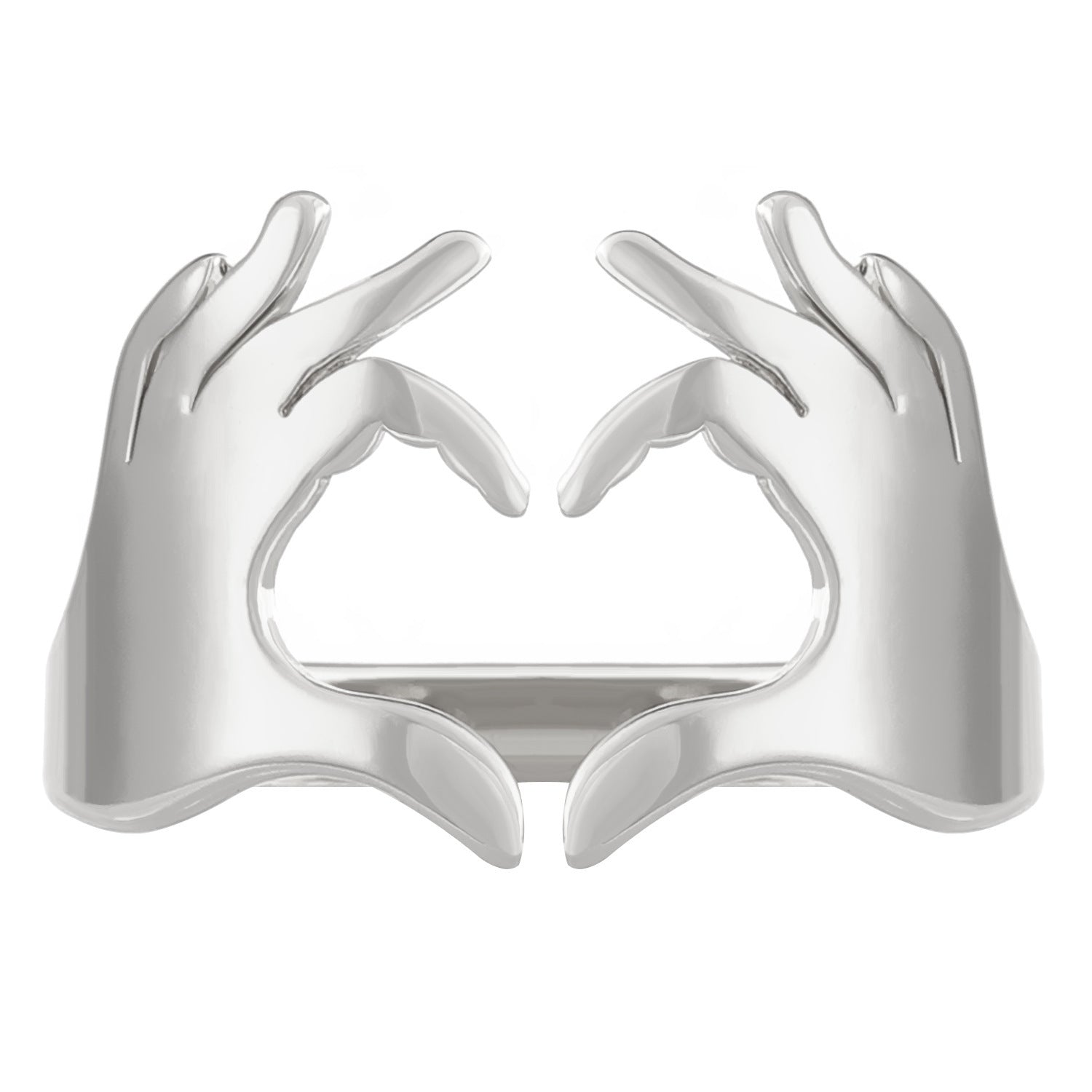 Affinity Hand Gesture Ring - Gold & Silver