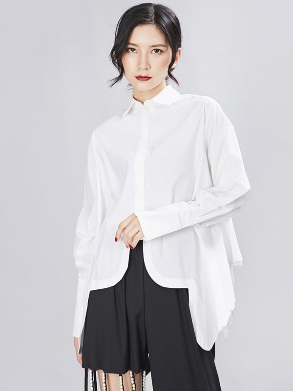 Original Cropped Solid Designed Shirt