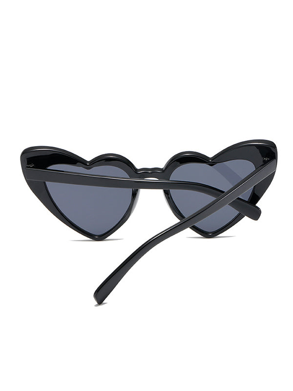 Heart Shape Sun Protection Sunglasses Accessories