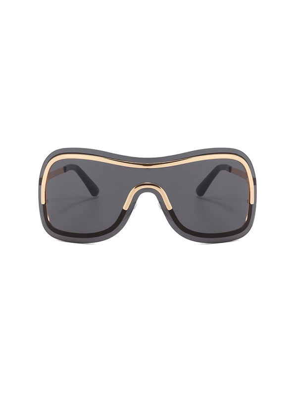 Geometric Sun Protection Sunglasses Accessories