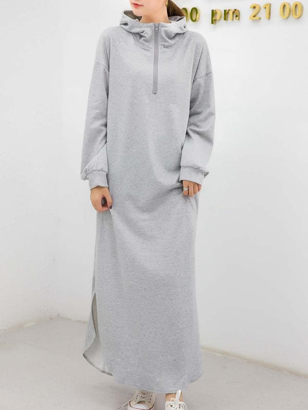 Simple Loose 2 Colors Long Dress