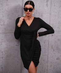 TALYA BODYCON DRESS - Black