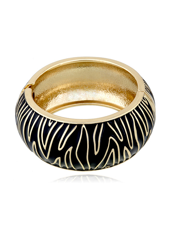 Geometric Zebra-Stripe Bracelet Accessories