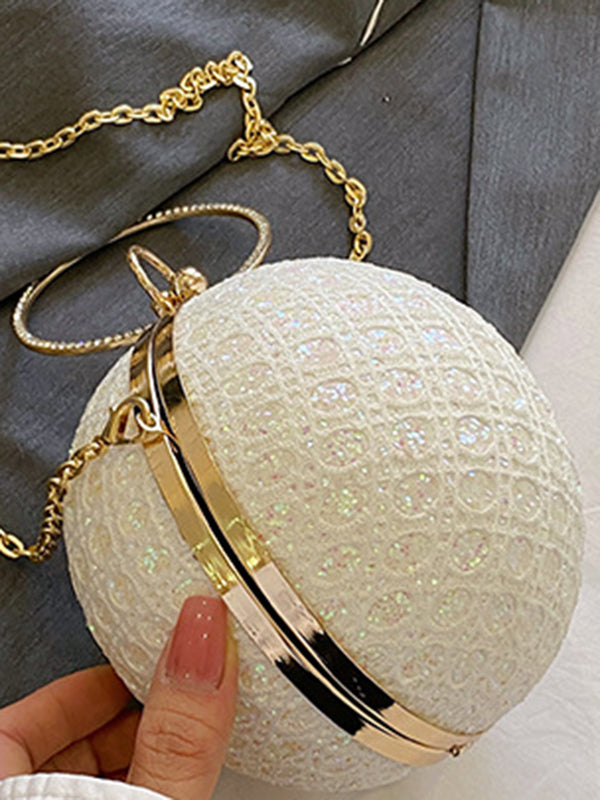 Chains Geometric Rhinestone Shiny Bags Bags Accessories Crossbody Bags Evening Bags & Clutches Handbags