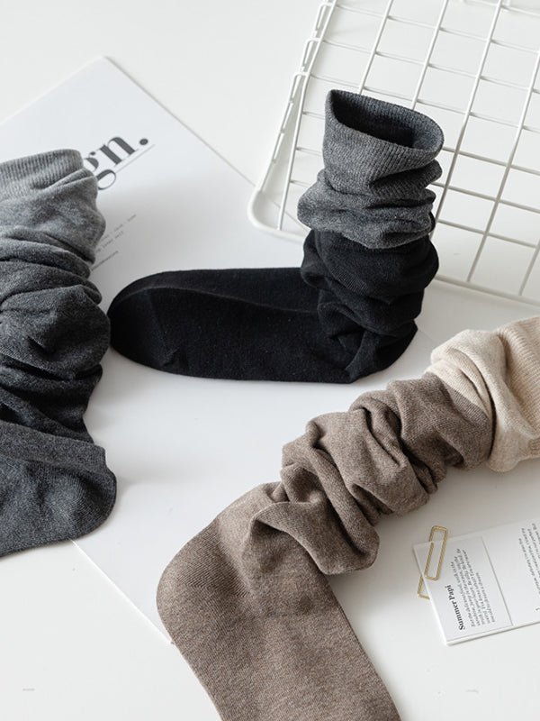 Casual Contrast Color Socks Accessories