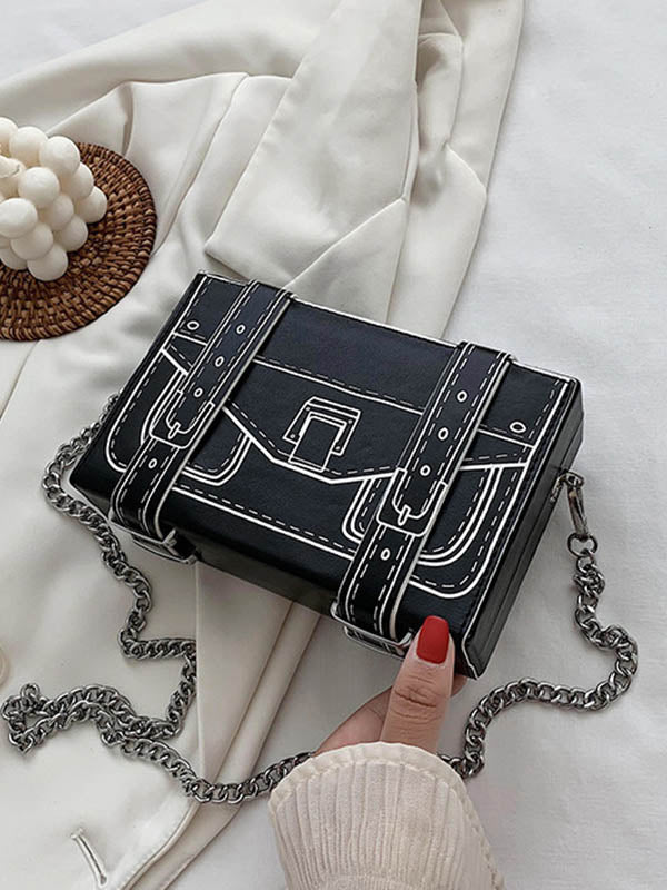 Chains Printed Crossbody Bags