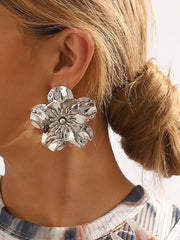 Flower Shape Drop Earrings