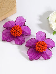 Flower Shape Earrings Accessories