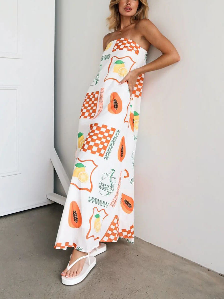 Amara - Printed Maxi Dress