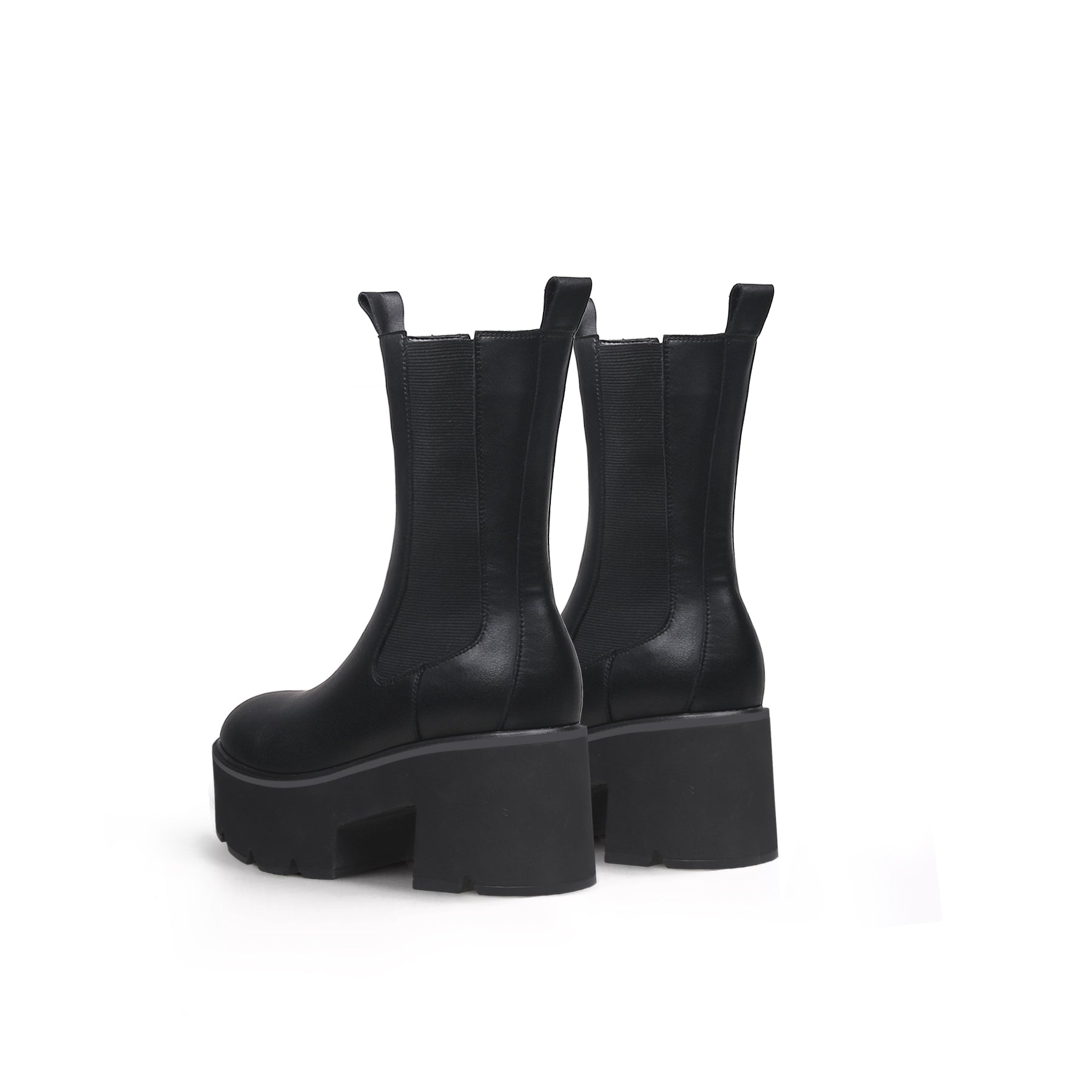 JADYROSE | ANASTASIA BLACK LEATHER CHELSEA BOOT