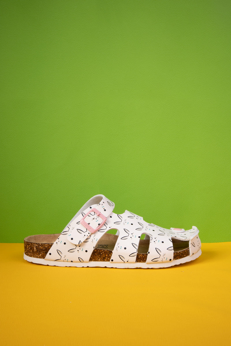 MAIBULUN | Summer Picnic Cut-Out Clog - Cream