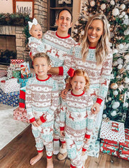 Christmas deer Snowflake Family Matching Pajama Set