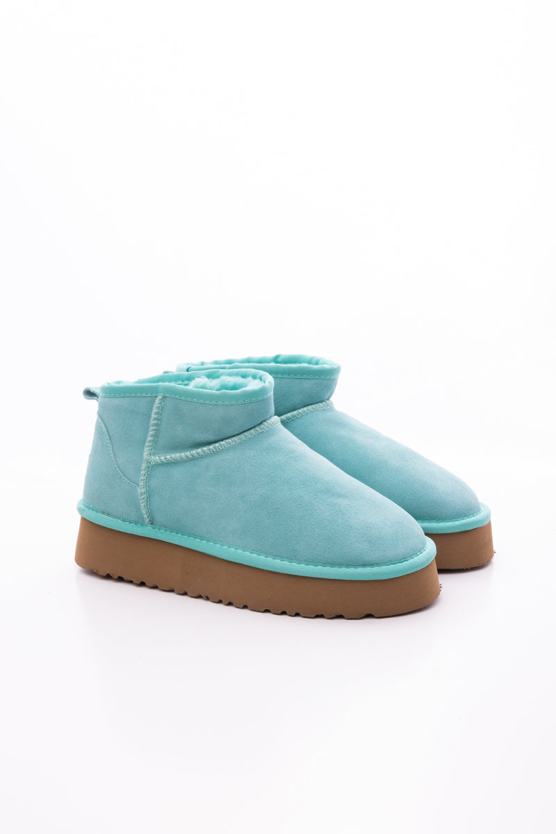 Smaibulun Ugg | Ultra Mini Platform Low Ankle Boot - Turquoise