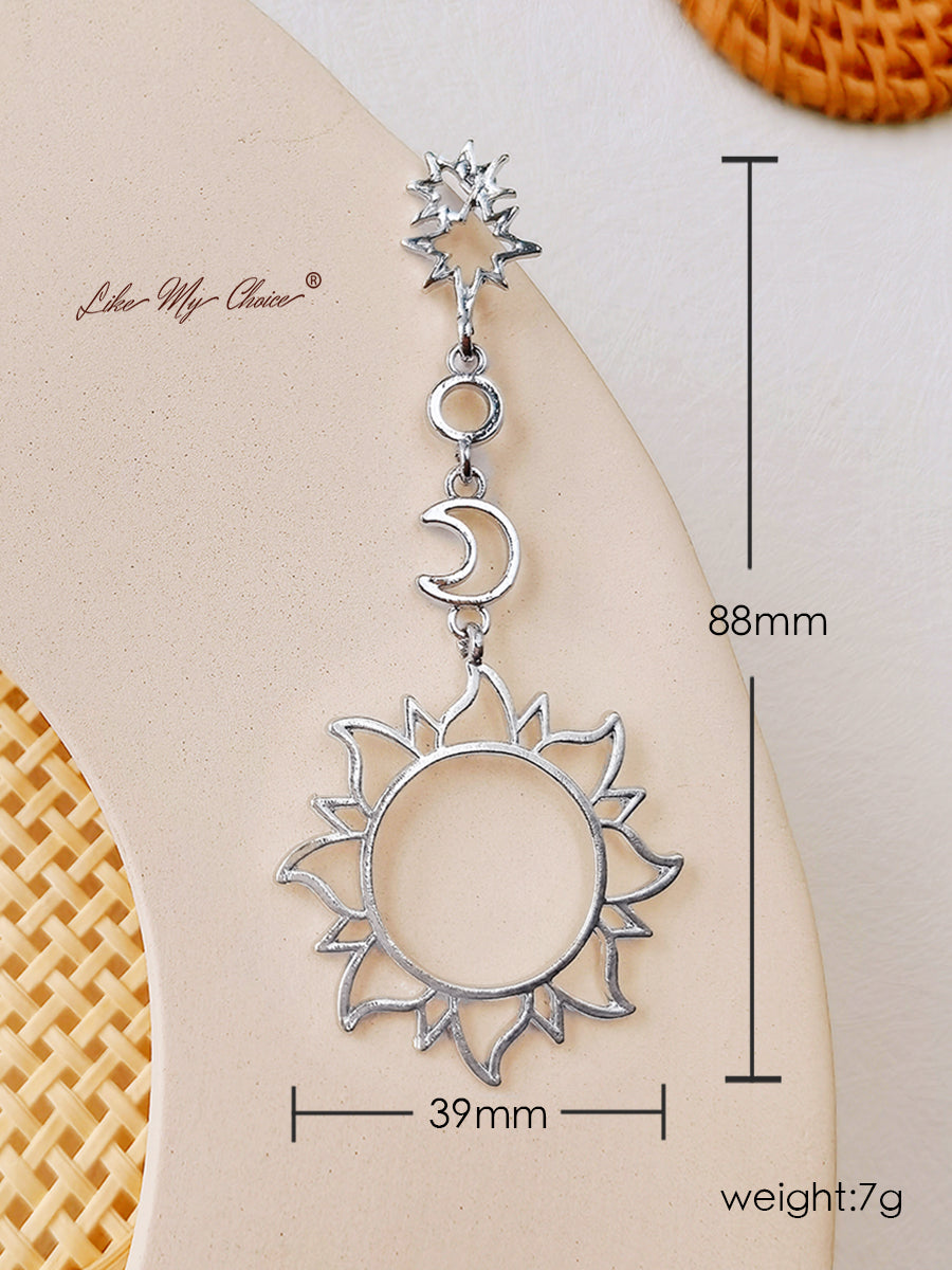 Sun & Moon Goddess Earrings