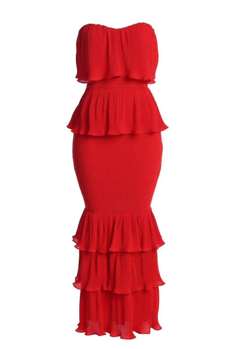 Alexia Ruffle Tiered Maxi Dress