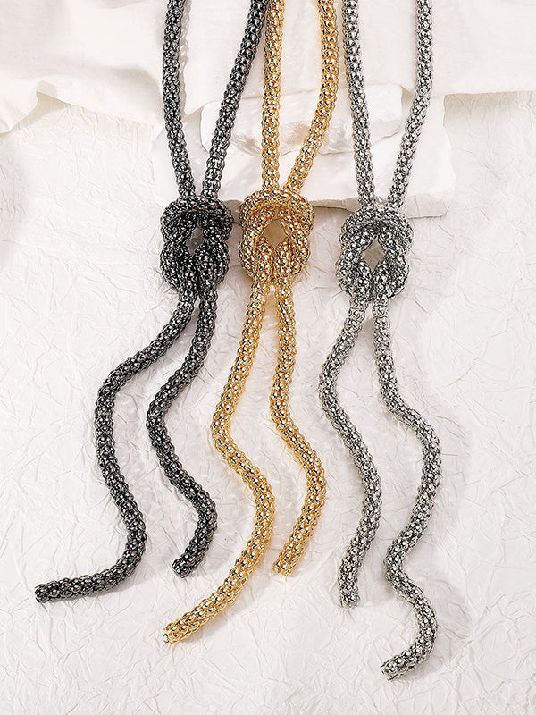 Chains Knot Tasseled Necklaces Accessories