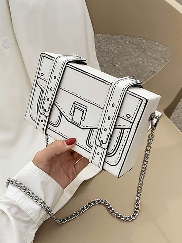 Chains Printed Crossbody Bags