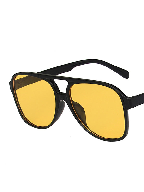 Sun-Protection Geometric Sunglasses Accessories