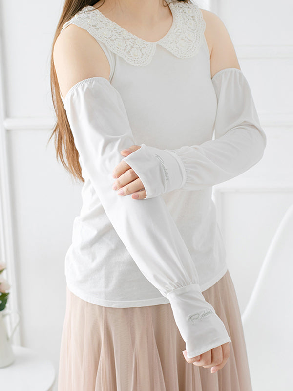 Solid Color Ice Silk Loose Sun Protection Sleevelet