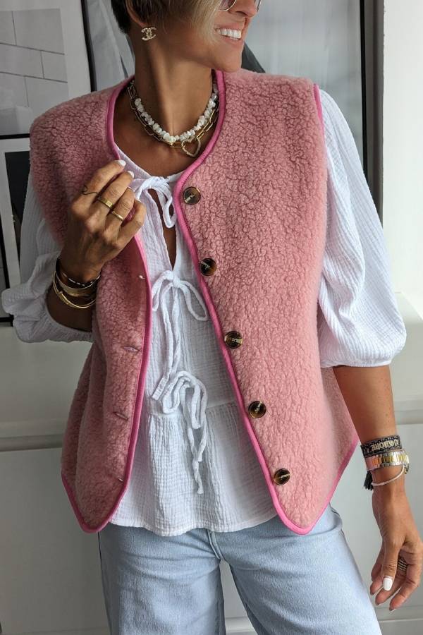 Fashion Button Waistcoat