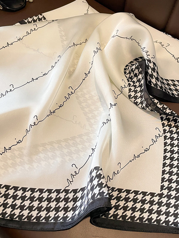 Houndstooth Shawl&Scarf