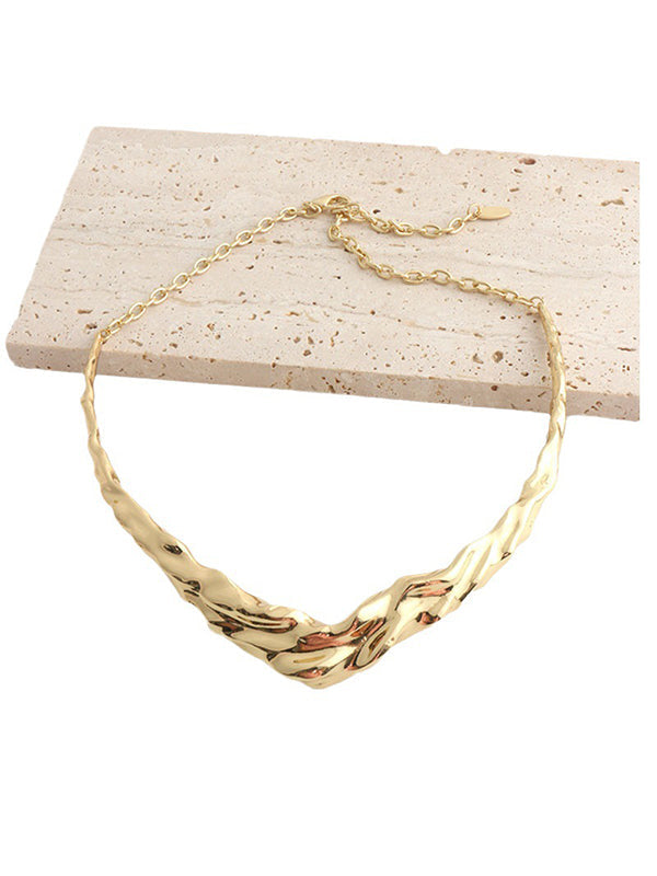 Chains Geometric Solid Color Necklaces Accessories