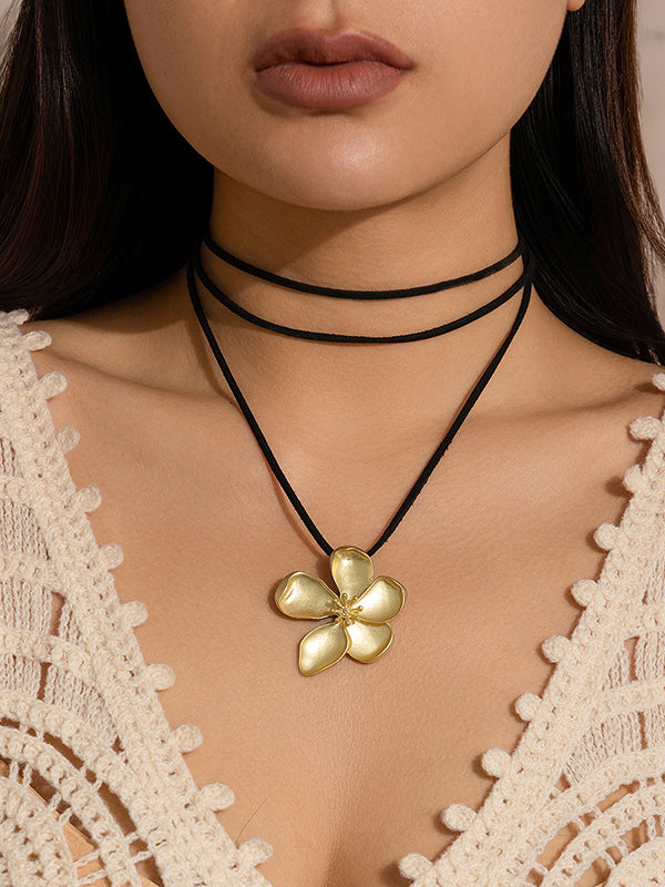 Flower Shape Necklaces Accessories