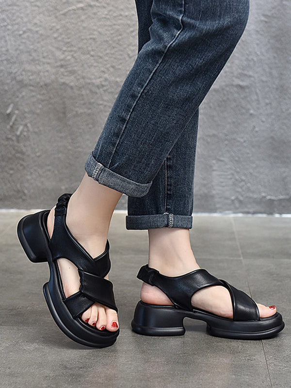 Open Toe Platform Shoes Sandals