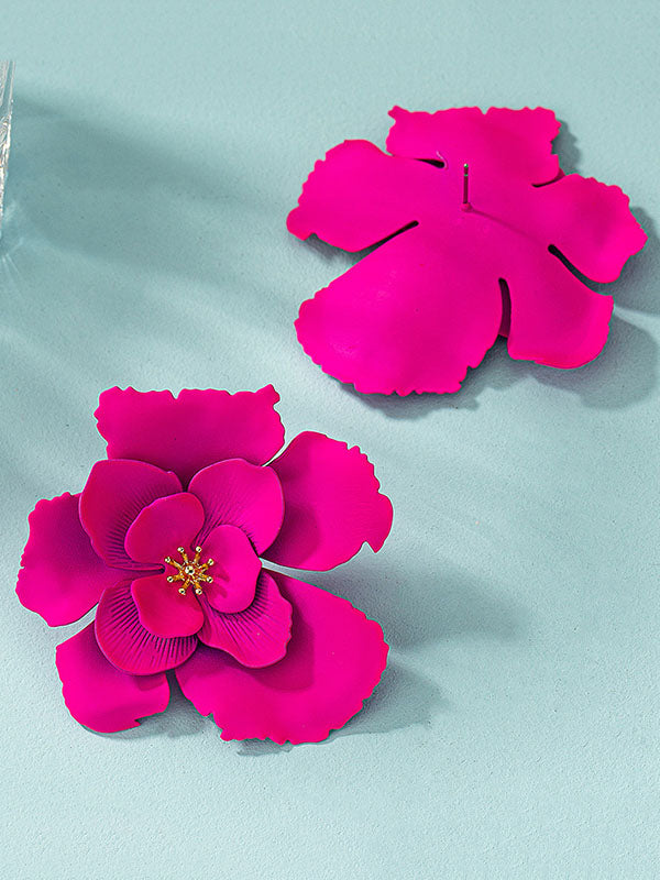 Flower Shape Earrings Accessories