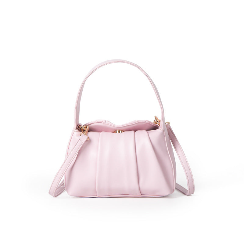 Pleated-Chic Mini Handbag