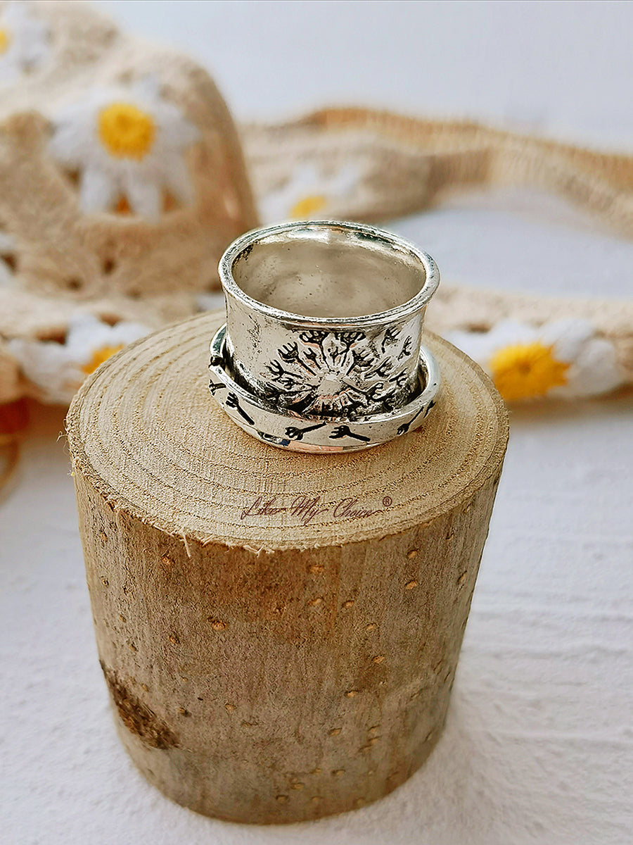 Vintage Dandelion Ring