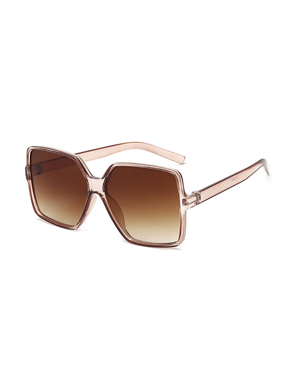 Geometric Sun Protection Sunglasses Accessories