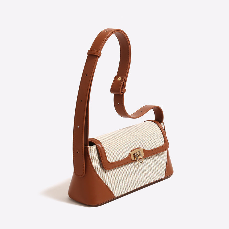 Canvas-Luxe Handbag