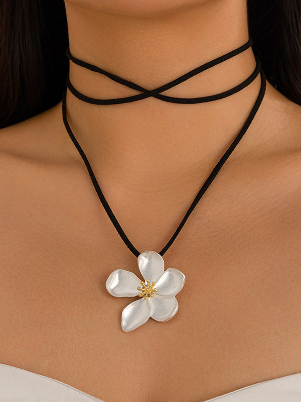 Flower Shape Necklaces Accessories