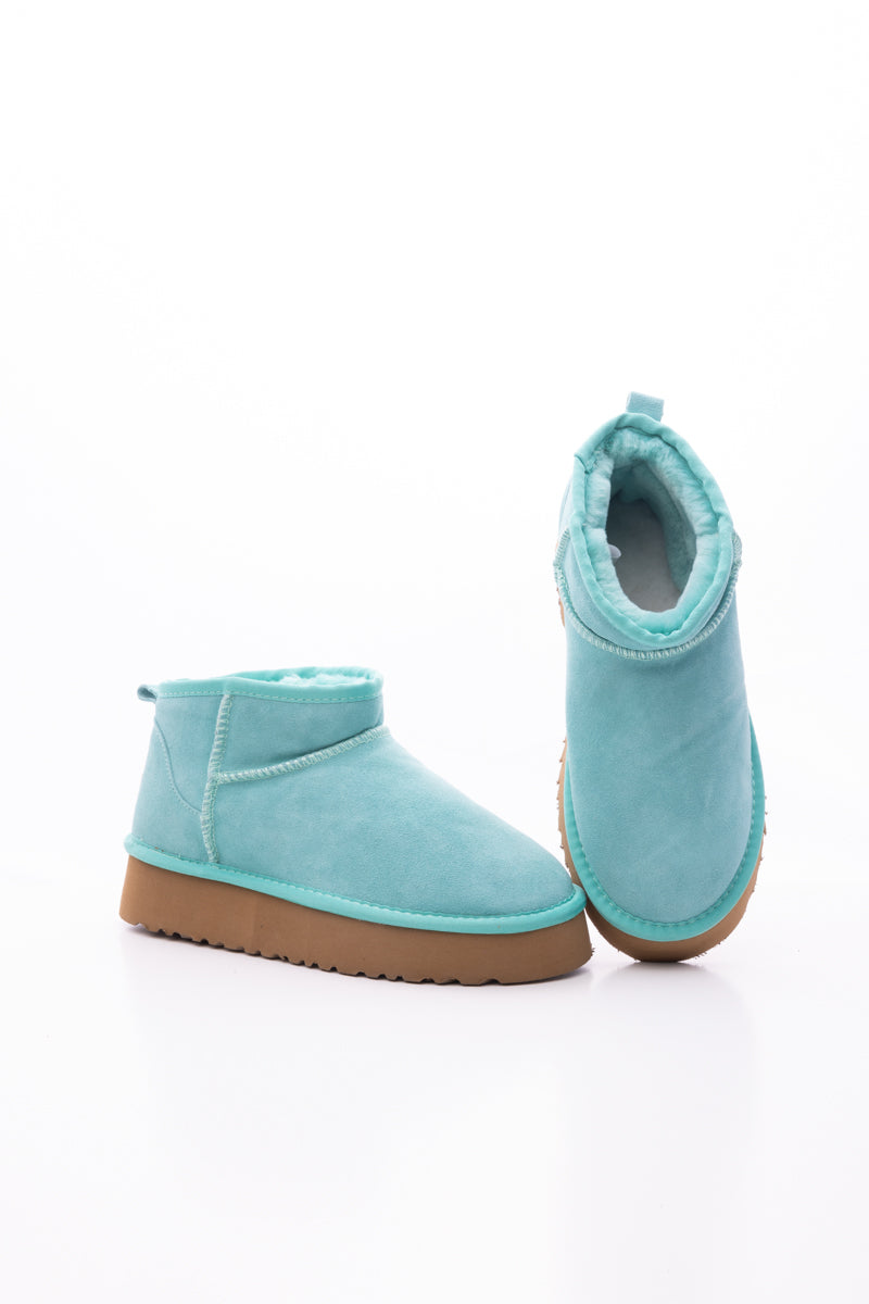 Smaibulun Ugg | Ultra Mini Platform Low Ankle Boot - Turquoise