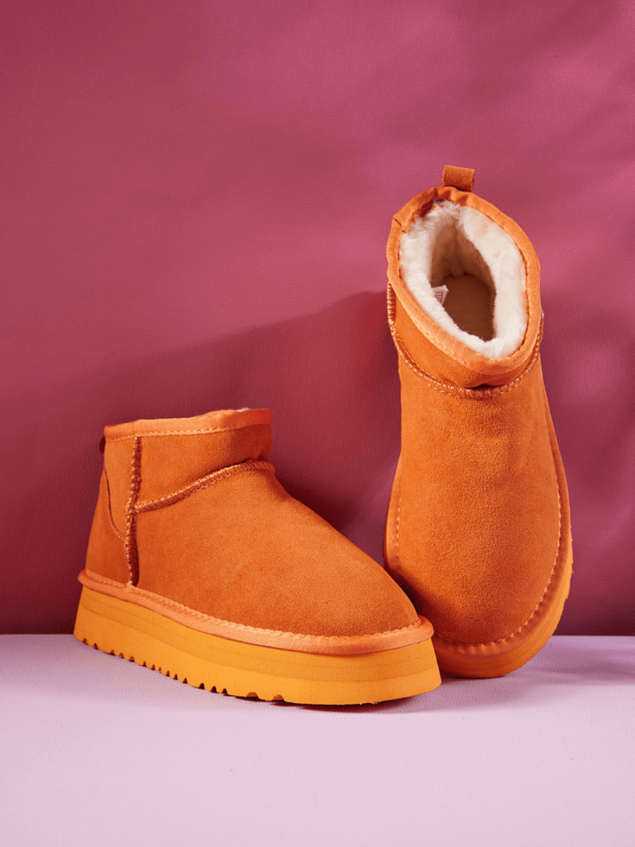 Smaibulun Ugg | Ultra Mini Platform Low Ankle Boot - Cheddar