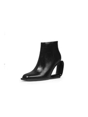 JadyRose | FIREPLACE Wedge-Heel Back Leather Ankle Boot