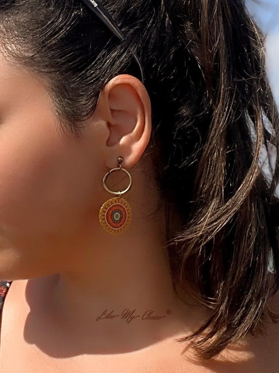 Ethnic Drop Boho Earrings