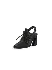 JADYROSE | BLACK MESH UPPER SLINGBACK