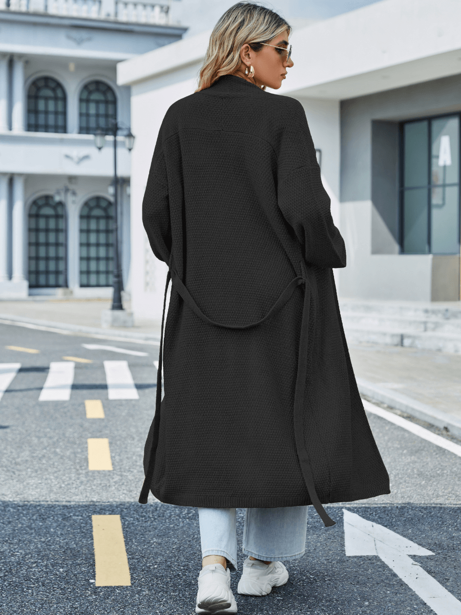 Fireside Lounge Cardigan - Black