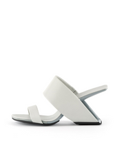 JADY ROSE | THE JUICY TOPIC LEATHER HEEL SANDAL - IVORY