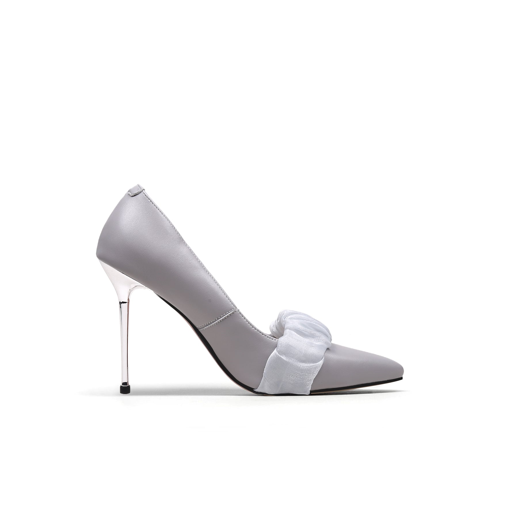 JADY ROSE | Bridesmaid Leather Stilettos - Grey