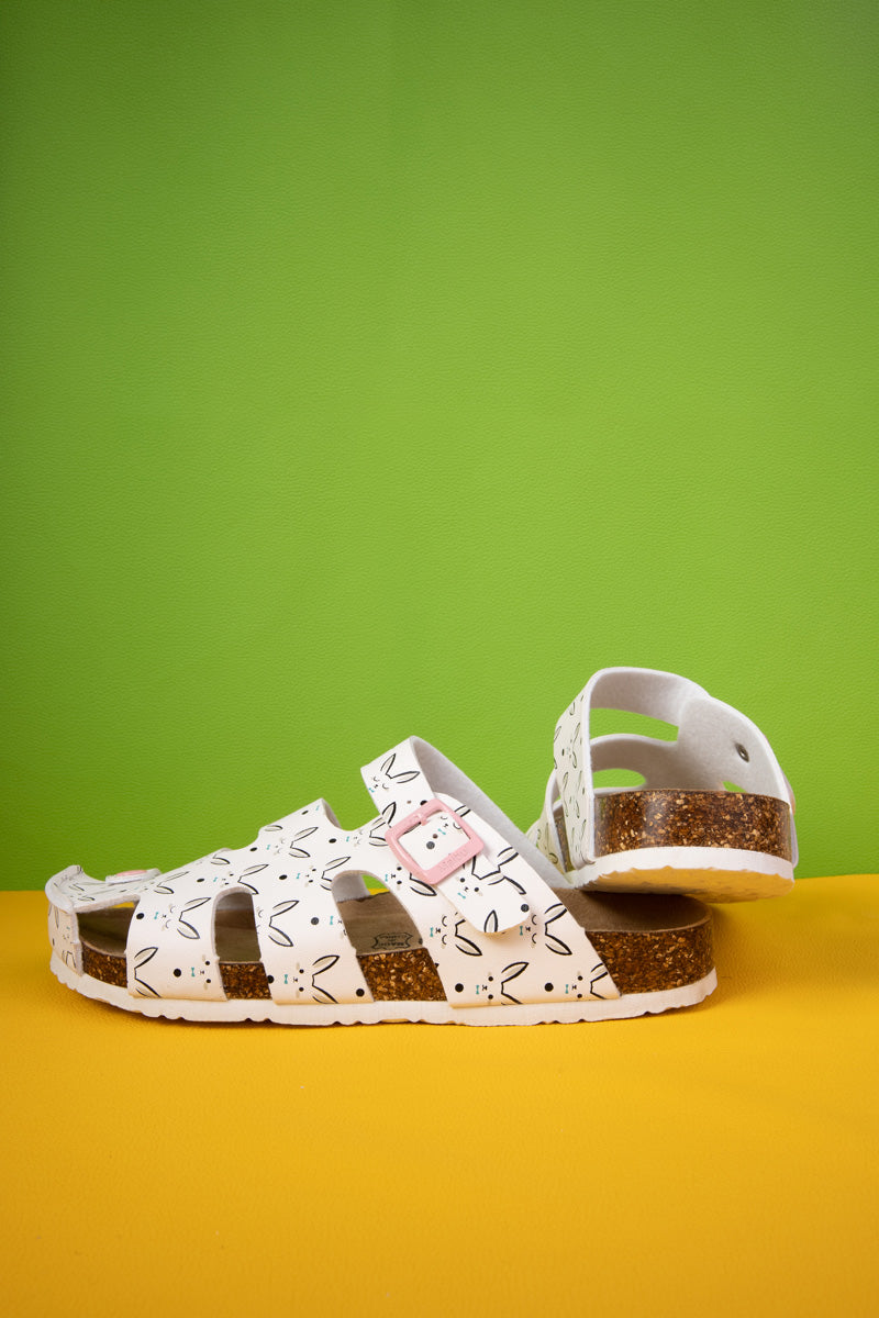 MAIBULUN | Summer Picnic Cut-Out Clog - Cream