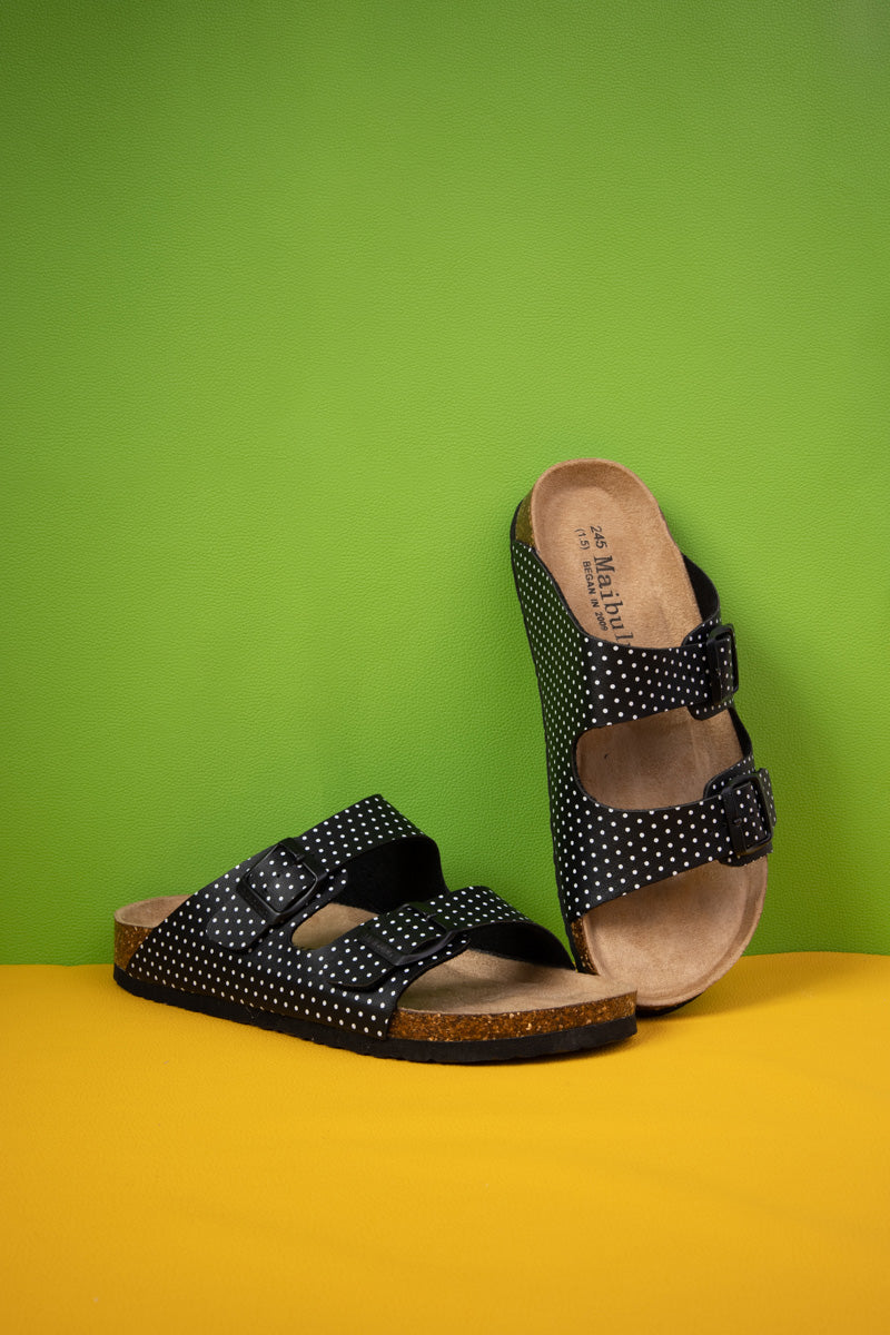 MAIBULUN | Cute You By Polka Dot Footbed Sandal