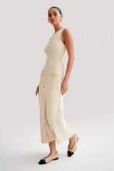 Claire Knit Sleeveless Maxi Dress