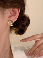 Contrast Color Earrings Accessories