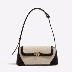 Canvas-Luxe Handbag