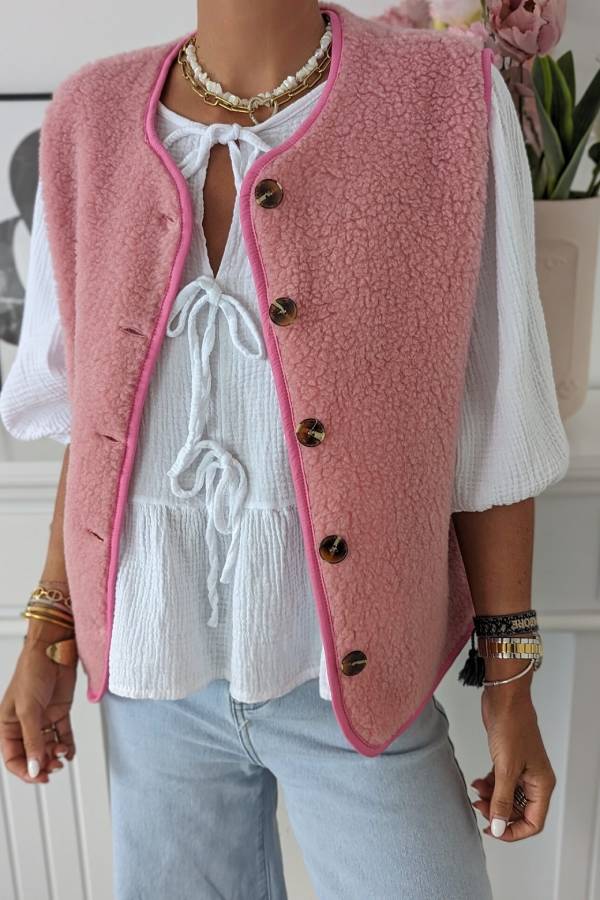 Fashion Button Waistcoat